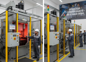 Lesão Mecânica e a NR-12: O Que Imagens de Vigilância nos Ensinam Sobre Prevenção