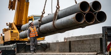 Trabalhador é Esmagado por Tubos de Metal Durante Carregamento